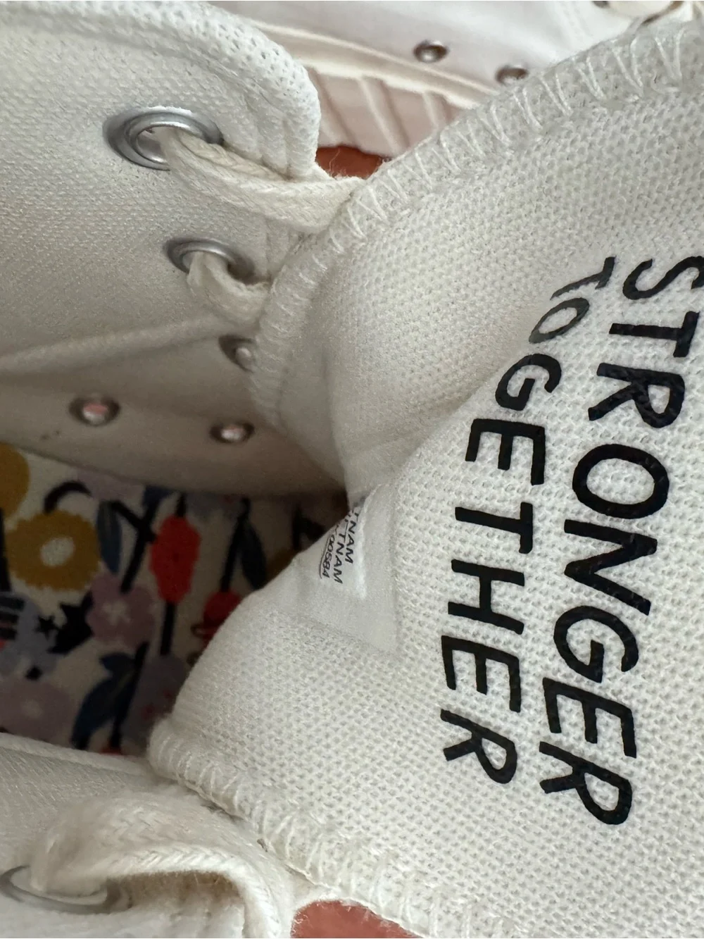 Converse Cream Platform High-Top Sneakers